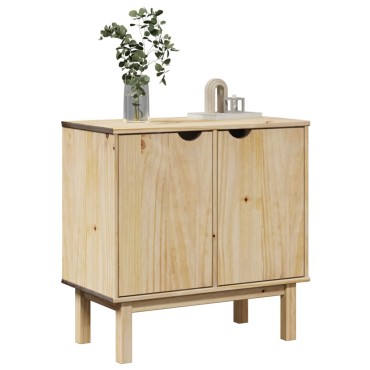 vidaXL Ντουλάπι Διαδρόμου OTTA 75x40x75cm από Μασίφ Ξύλο Πεύκου 1 τεμ.