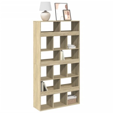 vidaXL Βιβλιοθήκη Sonoma Δρυς 100x33x187,5cm από Επεξεργασμένο Ξύλο 1 τεμ.