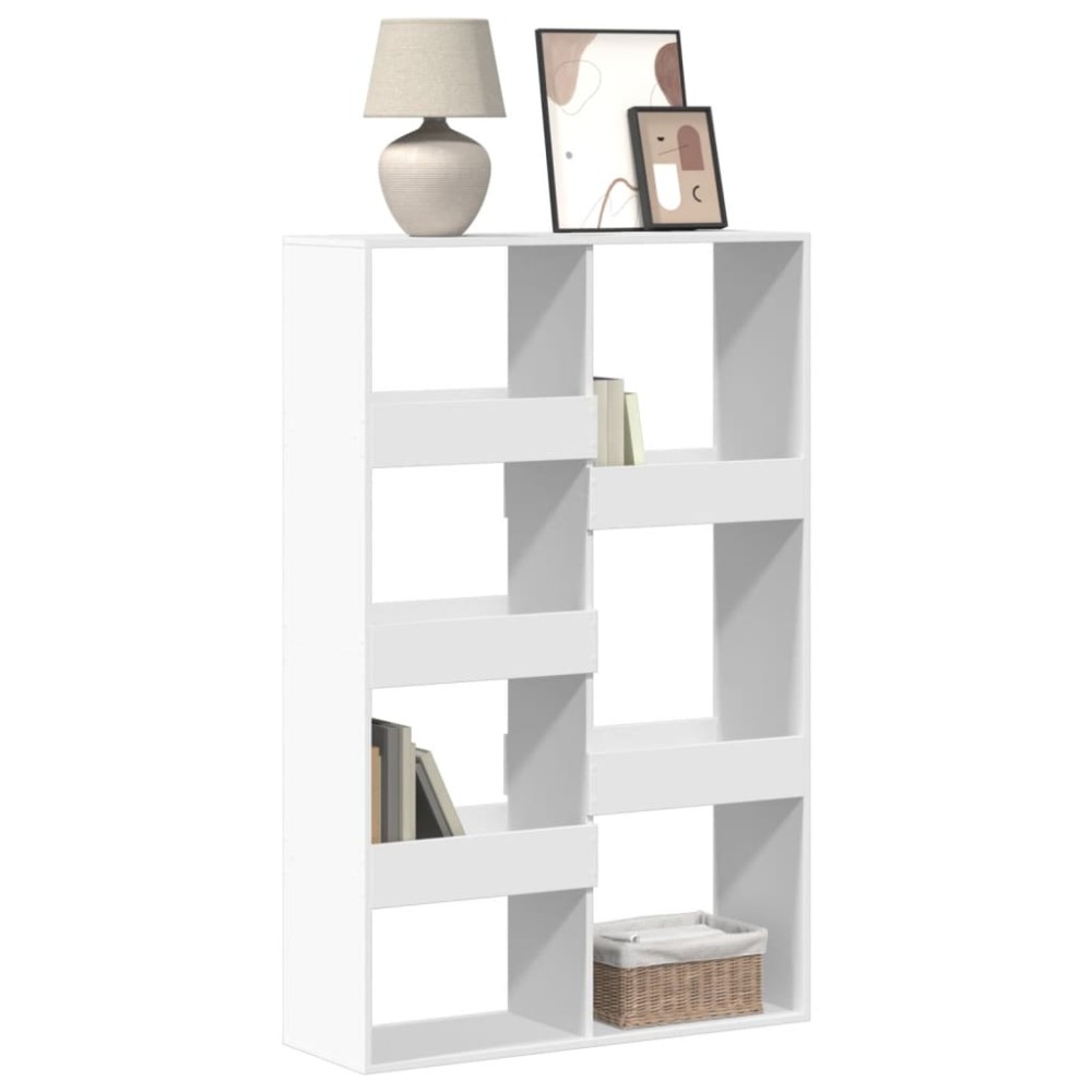 vidaXL Βιβλιοθήκη Λευκή 100x33x155,5cm από Επεξεργασμένο Ξύλο 1 τεμ.