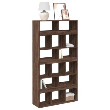 vidaXL Βιβλιοθήκη Καφέ Δρυς 100x33x187,5cm από Επεξεργασμένο Ξύλο 1 τεμ.