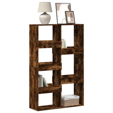 vidaXL Βιβλιοθήκη Καπνιστή Δρυς 100x33x155,5cm Επεξεργασμένο Ξύλο 1 τεμ.