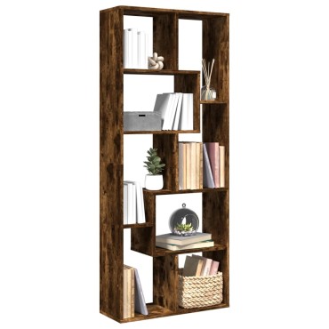 vidaXL Βιβλιοθήκη/Διαχωριστικό Χώρου Δρυς 67x25x161,5cm Επεξ. Ξύλο 1 τεμ.