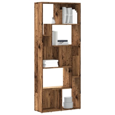 vidaXL Βιβλιοθήκη Όψη Παλαιού Ξύλου 67x24x161cm Επεξεργασμένο Ξύλο 1 τεμ.
