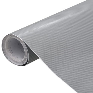 vidaXL Μεμβράνη Αυτοκινήτου 4D Ασημί 100 x 150 εκ.