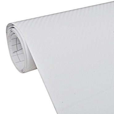 vidaXL Μεμβράνες Αυτοκινήτου 3D 2 τεμ. Λευκό 100x150 εκ. & 50x150 εκ.