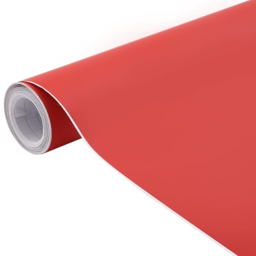 vidaXL Μεμβράνη Αυτοκινήτου Κόκκινο Ματ 100 x 150 εκ.