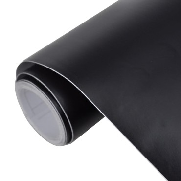 vidaXL Μεμβράνη Αυτοκινήτου Μαύρη Ματ 100 x 150 εκ.