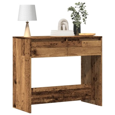 vidaXL Τραπέζι Κονσόλα Παλαιό Ξύλο 89x41x76,5cm Επεξεργασμένο Ξύλο 1 τεμ.