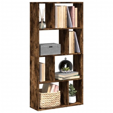vidaXL Βιβλιοθήκη Καπνιστή Δρυς 60x20x120cm από Επεξεργασμένο Ξύλο 1 τεμ.