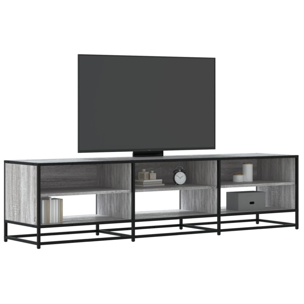 vidaXL Έπιπλο Τηλεόρασης Γκρι Sonoma 180x40x46cm Επεξεργ. Ξύλο
