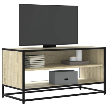vidaXL Έπιπλο Τηλεόρασης Sonoma Δρυς 91x40x46cm Επεξ. Ξύλο