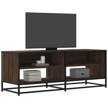 vidaXL Έπιπλο Τηλεόρασης Καφέ Δρυς 120,5x40x46cm Επεξεργασμένο Ξύλο