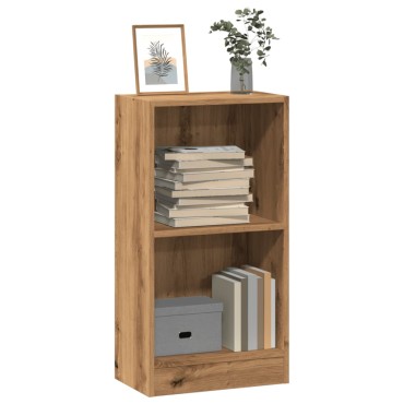 vidaXL Βιβλιοθήκη Αρτισιανή Δρυς 40x24x76cm από Επεξεργασμένο Ξύλο 1 τεμ.