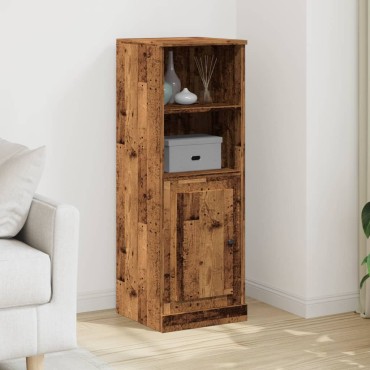 vidaXL Ντουλάπι Όψη Παλαιού Ξύλου 36x35,5x103,5cm Επεξεργασμένο Ξύλο 1 τεμ.