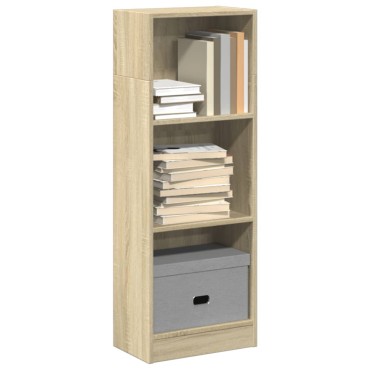 vidaXL Βιβλιοθήκη Sonoma Δρυς 40x24x109cm από Επεξεργασμένο Ξύλο 1 τεμ.