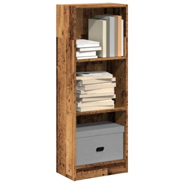 vidaXL Βιβλιοθήκη Όψη Παλαιού Ξύλου 40x24x109cm Επεξεργασμένο Ξύλο 1 τεμ.