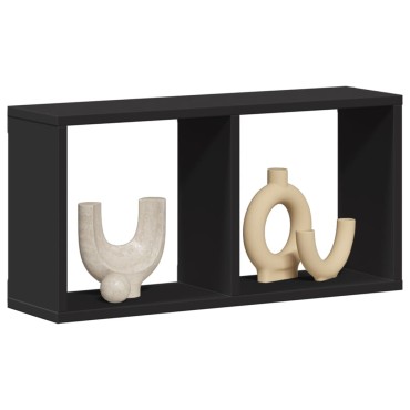 vidaXL Ντουλάπι Τοίχου Μαύρο 60x16x30cm από Επεξεργασμένο Ξύλο 1 τεμ.