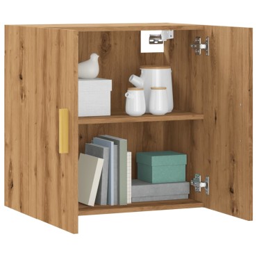 vidaXL Ντουλάπι Τοίχου Αρτισιανή Δρυς 60x31x60cm Επεξεργασμένο Ξύλο 1 τεμ.