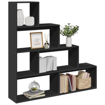 vidaXL Βιβλιοθήκη/Διαχωριστικό Χώρου 4 Επ. 143,5x29x143,5cm Επ. Ξύλο 1 τεμ.