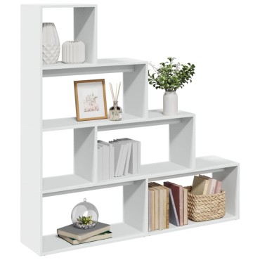 vidaXL Βιβλιοθήκη/Διαχωριστικό Χώρου 4 Επ. 143,5x29x143,5cm Επ. Ξύλο 1 τεμ.