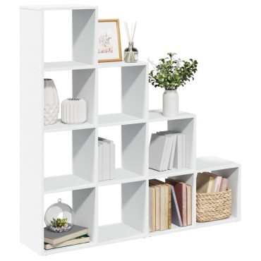 vidaXL Βιβλιοθήκη/Διαχωριστικό Χώρου 4 Επ. 131,5x29x131,5cm Επ. Ξύλο 1 τεμ.