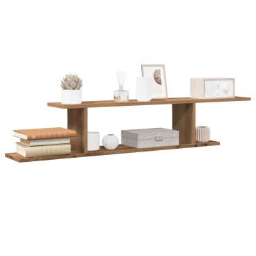 vidaXL Ράφι Τηλεόρασης Αρτισιανή Δρυς 125x18x23cm Επεξεργασμένο Ξύλο 1 τεμ.