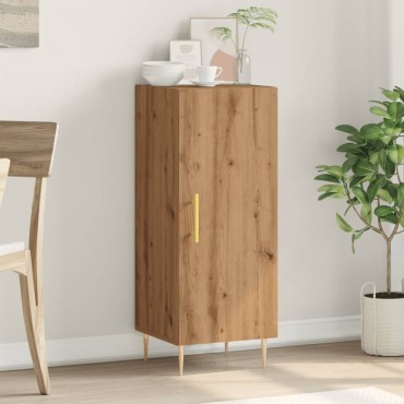 vidaXL Ντουλάπι Αρτισιανή Δρυς 34,5x34x90cm Επεξεργασμένο Ξύλο 1 τεμ.
