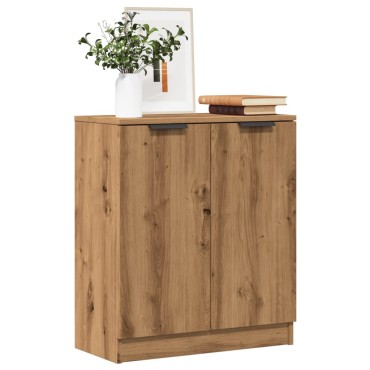 vidaXL Μπουφές Αρτισιανή Δρυς 60x30x70cm από Επεξεργασμένο Ξύλο 1 τεμ.