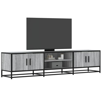 vidaXL Έπιπλο Τηλεόρασης Γκρι Sonoma 180x35x41cm από Επεξεργ. Ξύλο