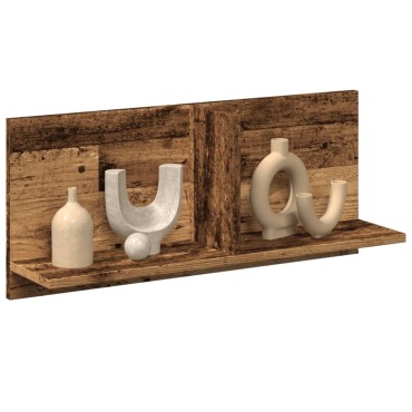vidaXL Ντουλάπι Τοίχου Όψη Παλαιού Ξύλου 70x16,5x30cm Επεξ. Ξύλο 1 τεμ.