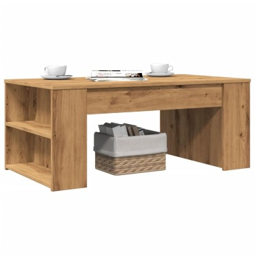 vidaXL Τραπεζάκι Σαλονιού Αρτισιανή Δρυς 102x55x42cm Επεξ. Ξύλο 1 τεμ.
