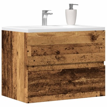 vidaXL Ντουλάπι Μπάνιου Παλαιό Ξύλο 60x38,5x45cm Επεξεργασμένο Ξύλο
