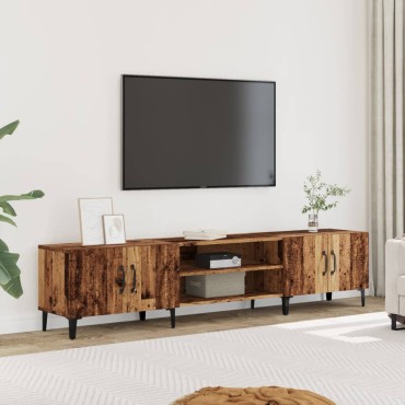 vidaXL Έπιπλο Τηλεόρασης Όψη Παλαιού Ξύλου 180x31,5x40cm Επεξ. Ξύλο