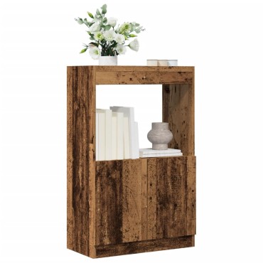 vidaXL Ντουλάπι Όψη Παλαιού Ξύλου 63x33x100cm Επεξεργασμένο Ξύλο 1 τεμ.