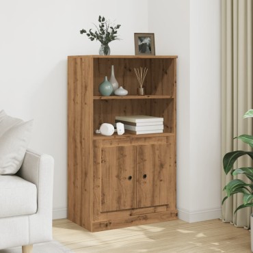 vidaXL Ντουλάπι Αρτισιανή Δρυς 60x35,5x103,5cm από Επεξεργασμένο Ξύλο 1 τεμ.