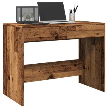 vidaXL Γραφείο Όψη Παλαιού Ξύλου 101x50x76,5cm από Επεξεργασμένο Ξύλο 1 τεμ.