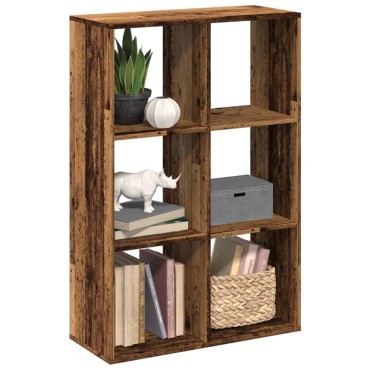 vidaXL Βιβλιοθήκη/Διαχωριστικό Χώρου 69,5x29x103,5cm Επεξ. Ξύλο 1 τεμ.