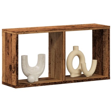 vidaXL Ντουλάπι Τοίχου Όψη Παλαιού Ξύλου 60x16x30cm Επεξ. Ξύλο 1 τεμ.