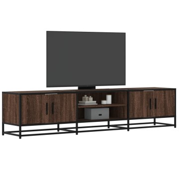 vidaXL Έπιπλο Τηλεόρασης Καφέ Δρυς 180x35x41cm Επεξεργασμένο Ξύλο