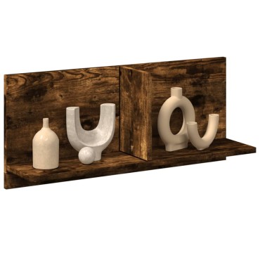 vidaXL Ντουλάπι Τοίχου Καπνιστή Δρυς 70x16,5x30cm Επεξεργασμένο Ξύλο 1 τεμ.