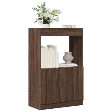 vidaXL Ντουλάπι Καφέ Δρυς 63x33x100cm από Επεξεργασμένο Ξύλο 1 τεμ.