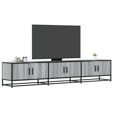 vidaXL Έπιπλο Τηλεόρασης Γκρι Sonoma 210x35x41cm από Επεξεργ. Ξύλο