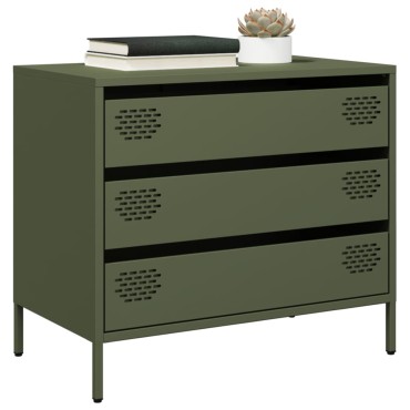 vidaXL Ντουλάπι Λαδί 68x39x58,5cm από Χάλυβα Ψυχρής Έλασης 1 τεμ.