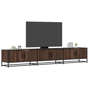 vidaXL Έπιπλο Τηλεόρασης Καφέ Δρυς 240x35x41cm Επεξεργασμένο Ξύλο