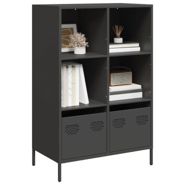 vidaXL Ντουλάπι Μαύρο 68x39x103,5cm από Χάλυβα 1 τεμ.