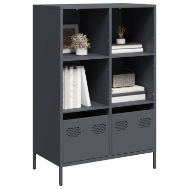 vidaXL Ντουλάπι Ανθρακί 68x39x103,5cm από Χάλυβα 1 τεμ.
