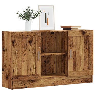 vidaXL Μπουφές Όψη Παλαιού Ξύλου 120x30,5x70cm Επεξεργασμένο Ξύλο 1 τεμ.