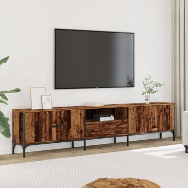 vidaXL Έπιπλο Τηλεόρασης με Συρτάρι 200x25x44cm Επεξεργασμένο Ξύλο