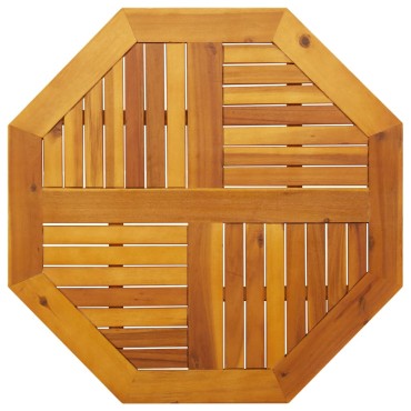 vidaXL Επιφάνεια Τραπεζιού Οκτάγωνη 80x80x2,2cm Μασίφ Ξύλο Ακακίας 1 τεμ.