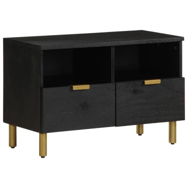 vidaXL Έπιπλο Τηλεόρασης Μαύρο 70x33x46cm από Επεξεργ. Ξύλο 1 τεμ.